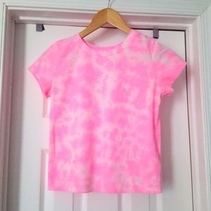 Cat & Jack Pink Tie-Dye Tshirt Size M 7-8